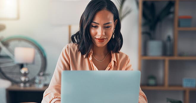 woman on laptop